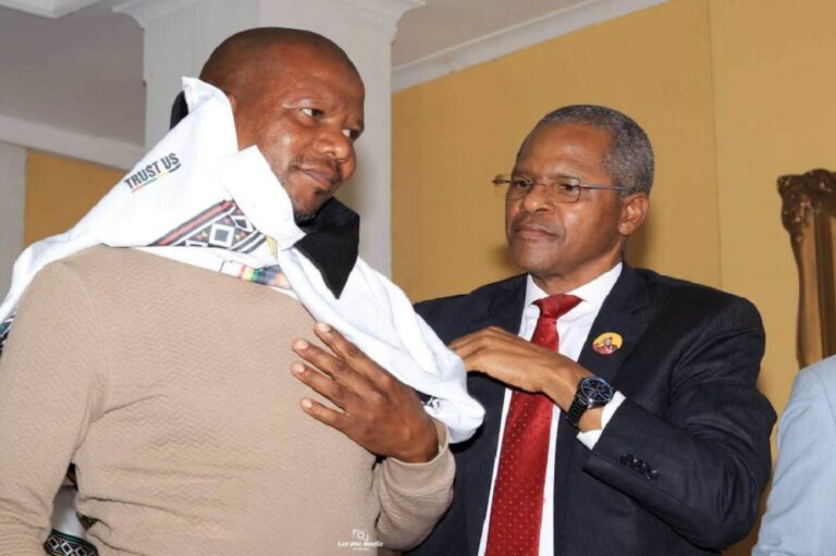 Former National Freedom Party (NFP) national chairperson, Sbusiso Mkhabela welcomed to the Inkatha Freedom Party by President Velenkosini Hlabisa.