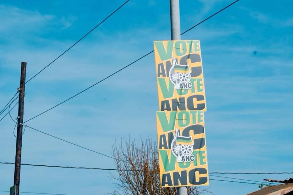 FILE | ANC's election poster,