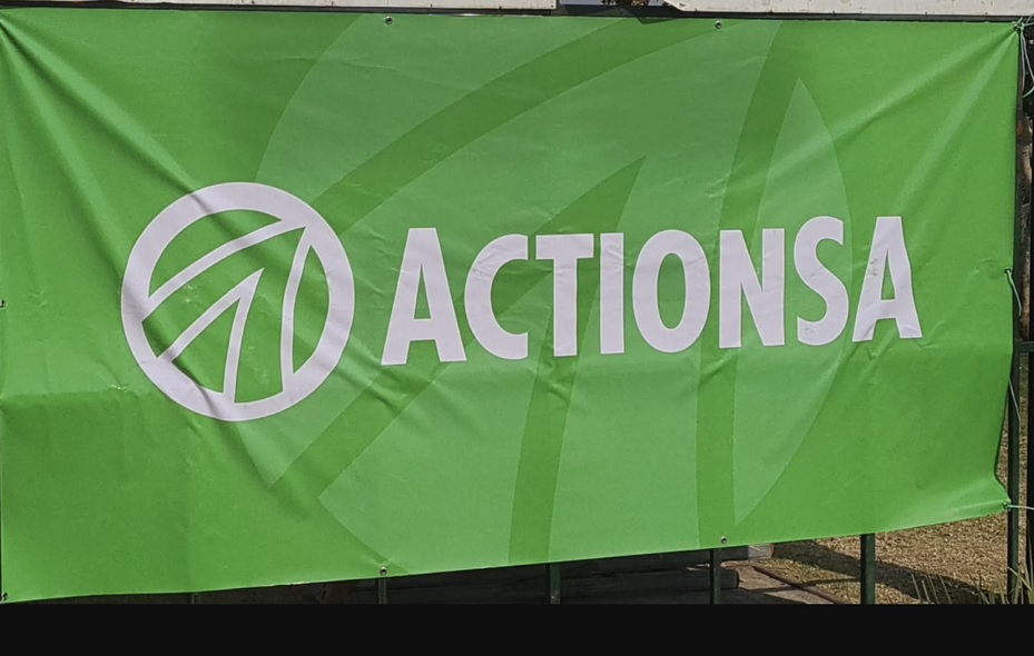 ActionSA banner at an event.