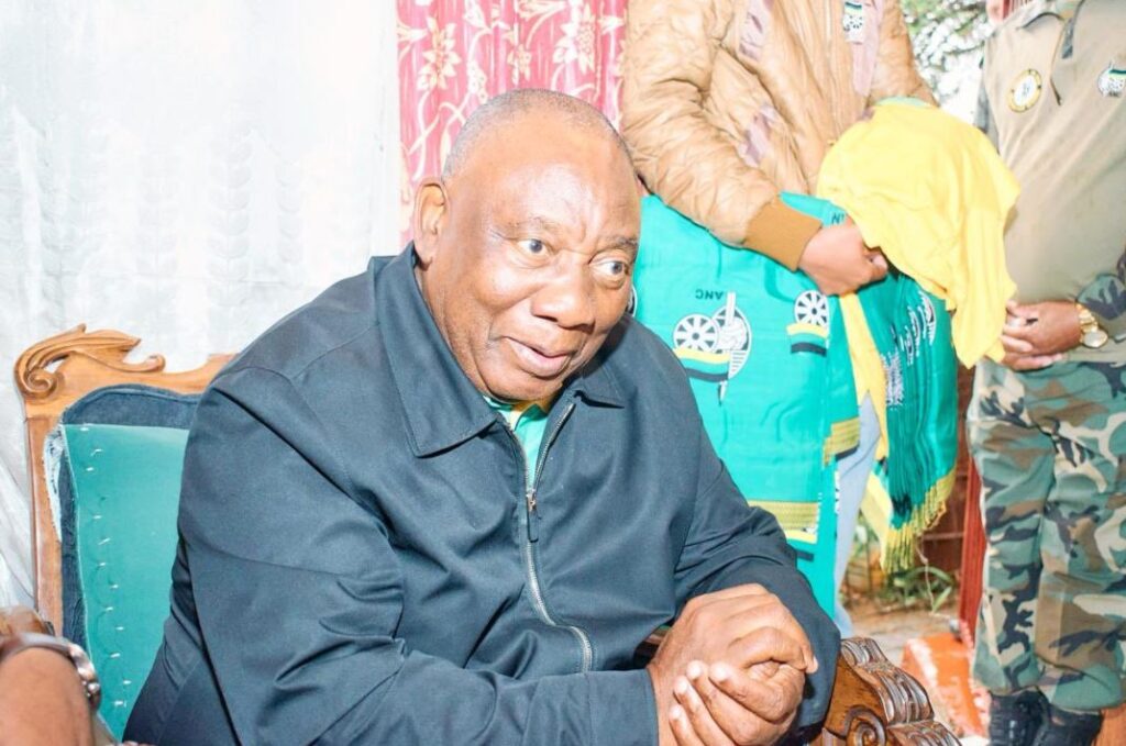 ANC President Cyril Ramaphosa goes door-to-door engaging residents directly in Thembisa, East Rand on September 4, 2026.